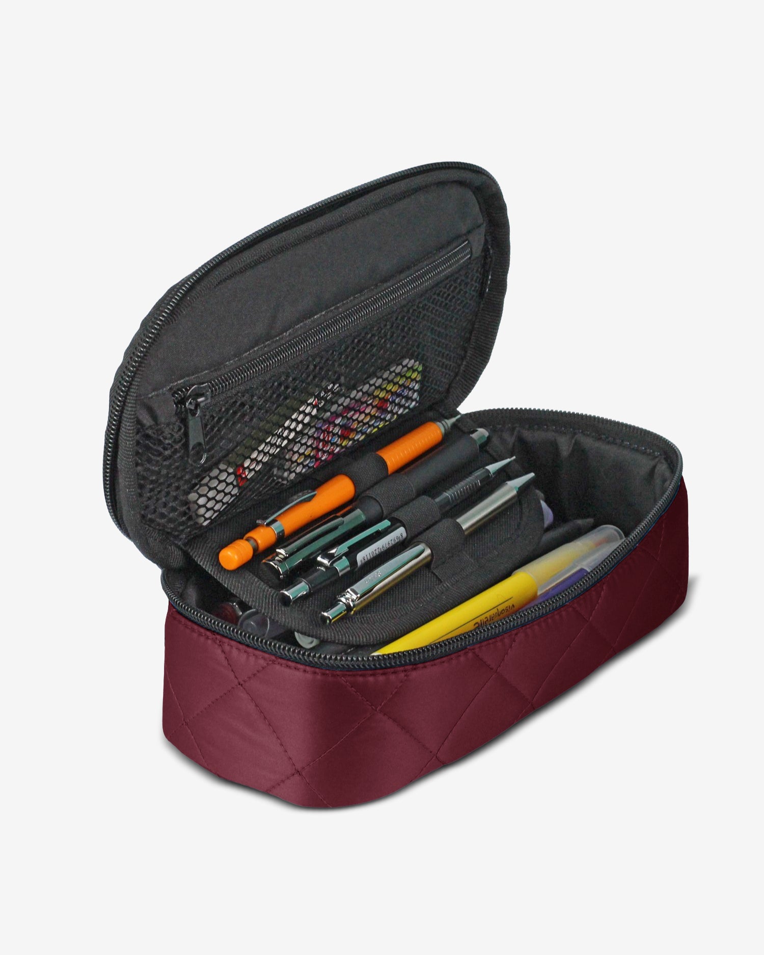 Kapitone Oval XL Kalem Kutusu