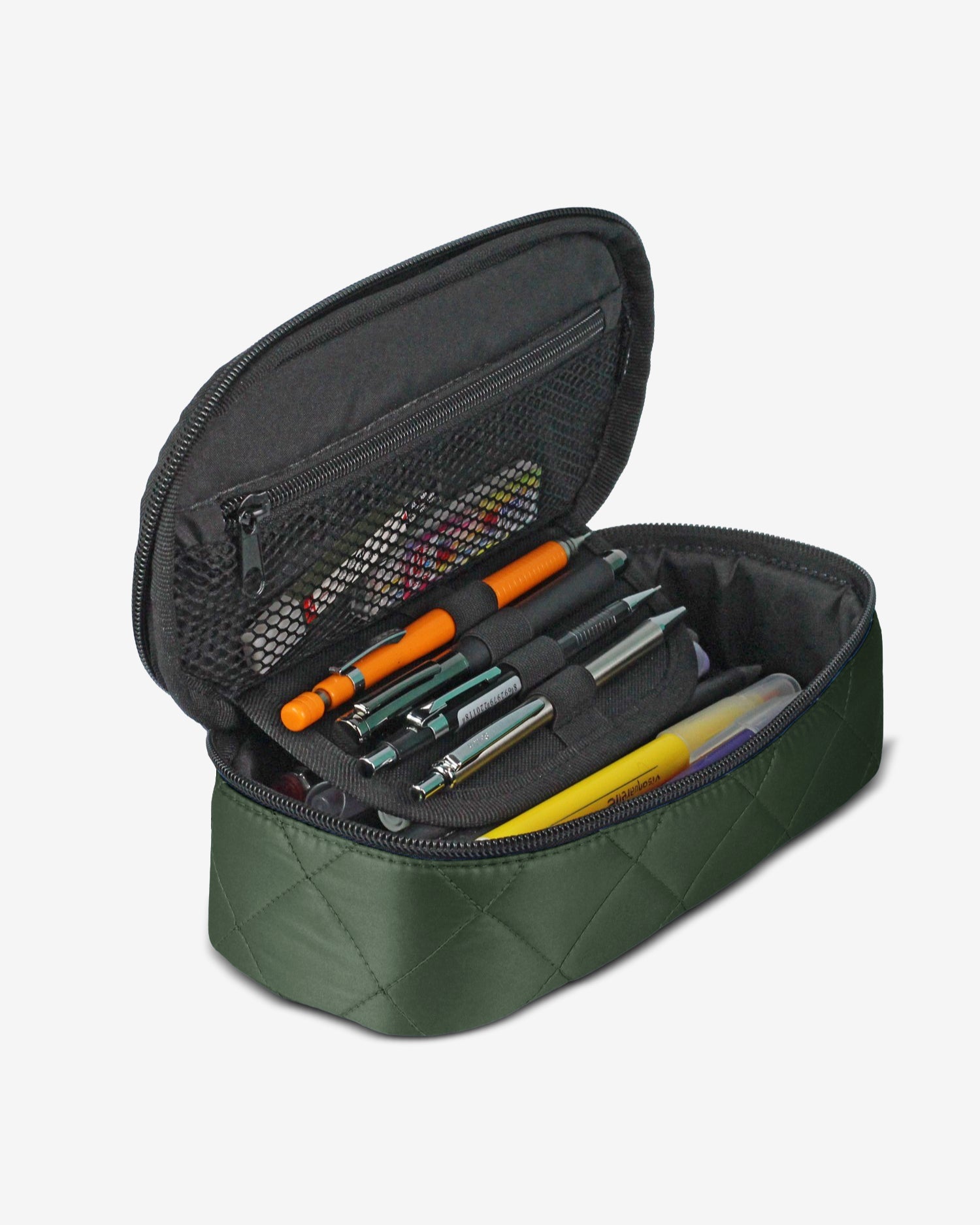 Kapitone Oval XL Kalem Kutusu