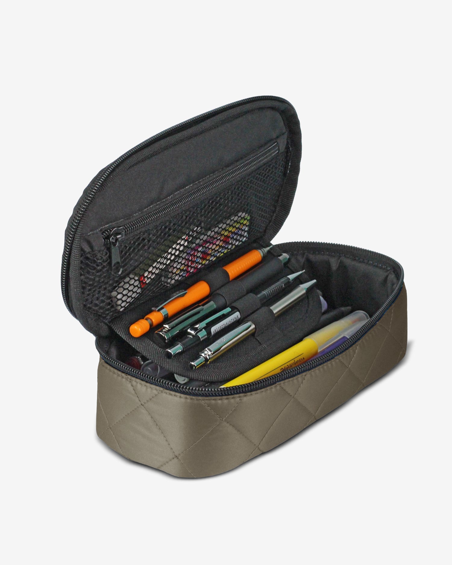 Kapitone Oval XL Kalem Kutusu