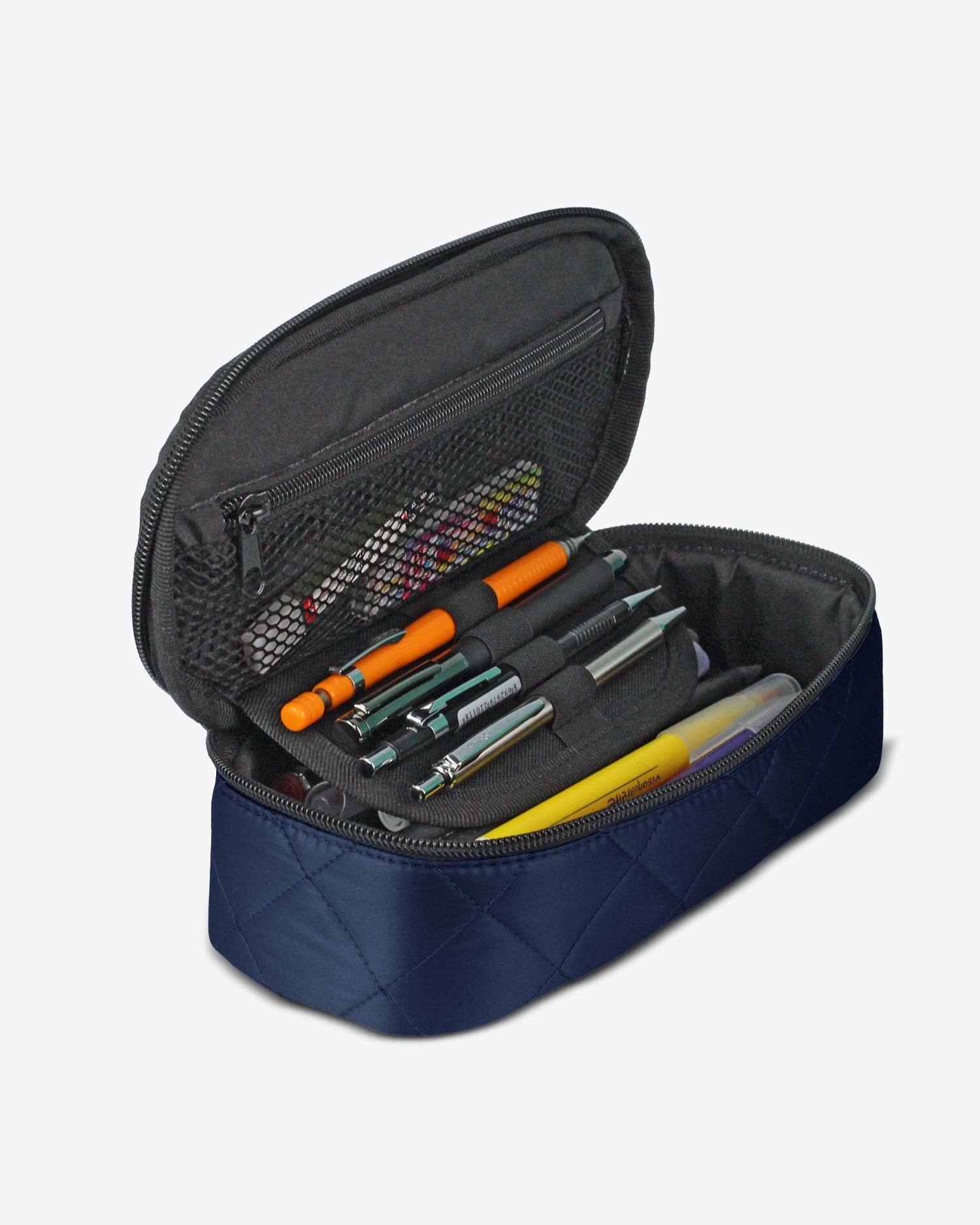 Kapitone Oval XL Kalem Kutusu